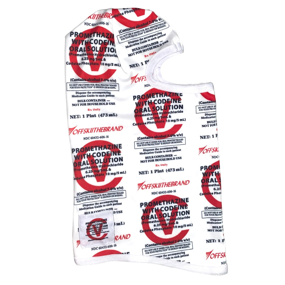 Offskiithebrand skii mask red